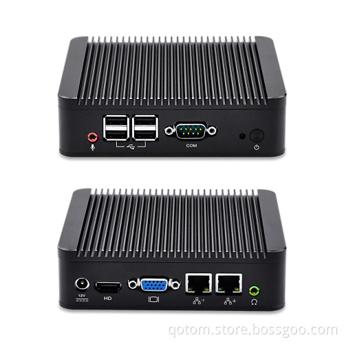 Qotom-Q210S-S01 Fan Mini Computer 4G DDR3 RAM 64G MSATA SSD